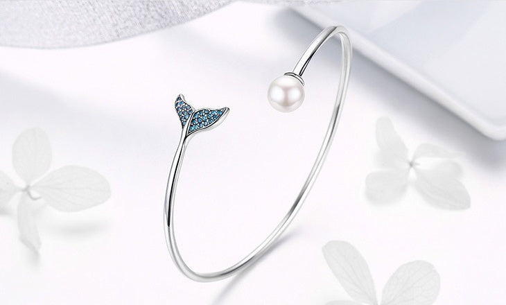 Mermaid's tears s925 sterling silver bracelet