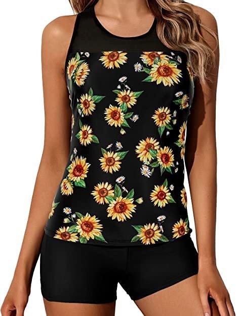 Seaside Vacation One-piece Bikini Women's Three-point Swimsuit Women