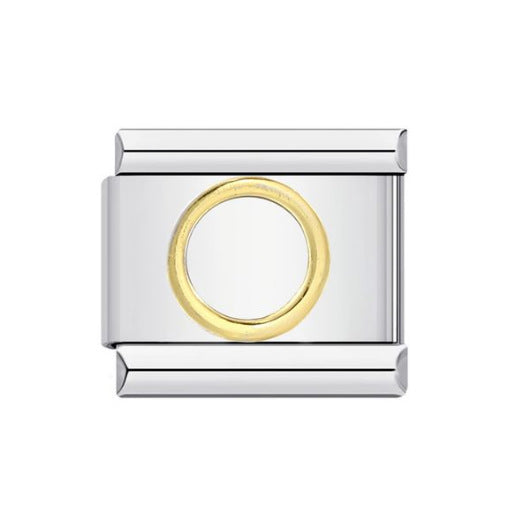 DIY Italian Module Bracelet Titanium Steel Gold Plated