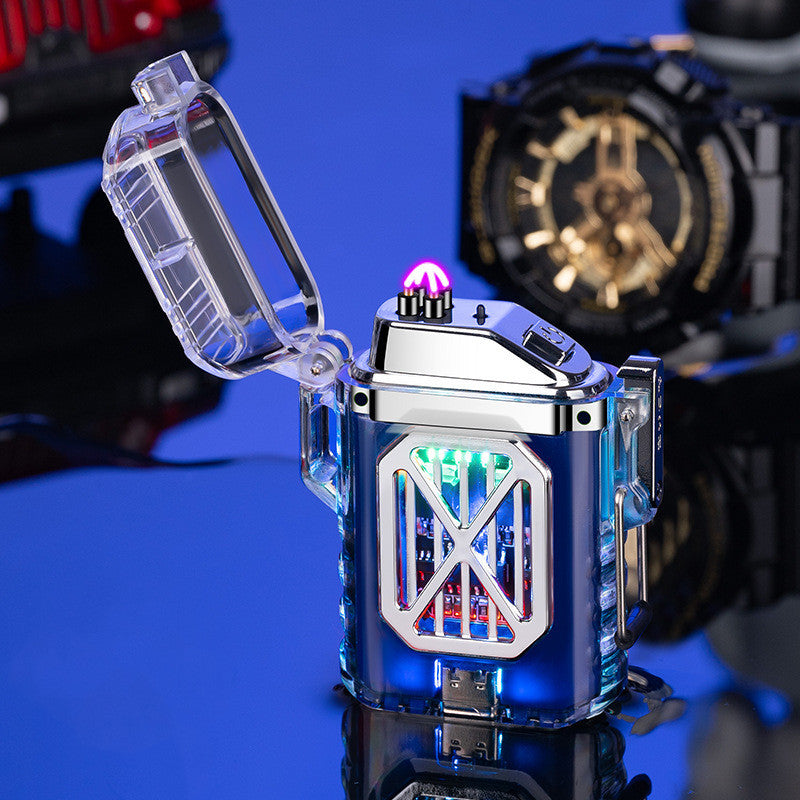 Transparent Shell Electronic Pulse Charging Lighter