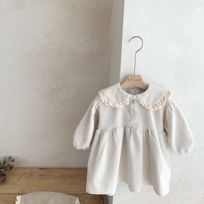 Girl's Baby Lace Doll Collar Dress