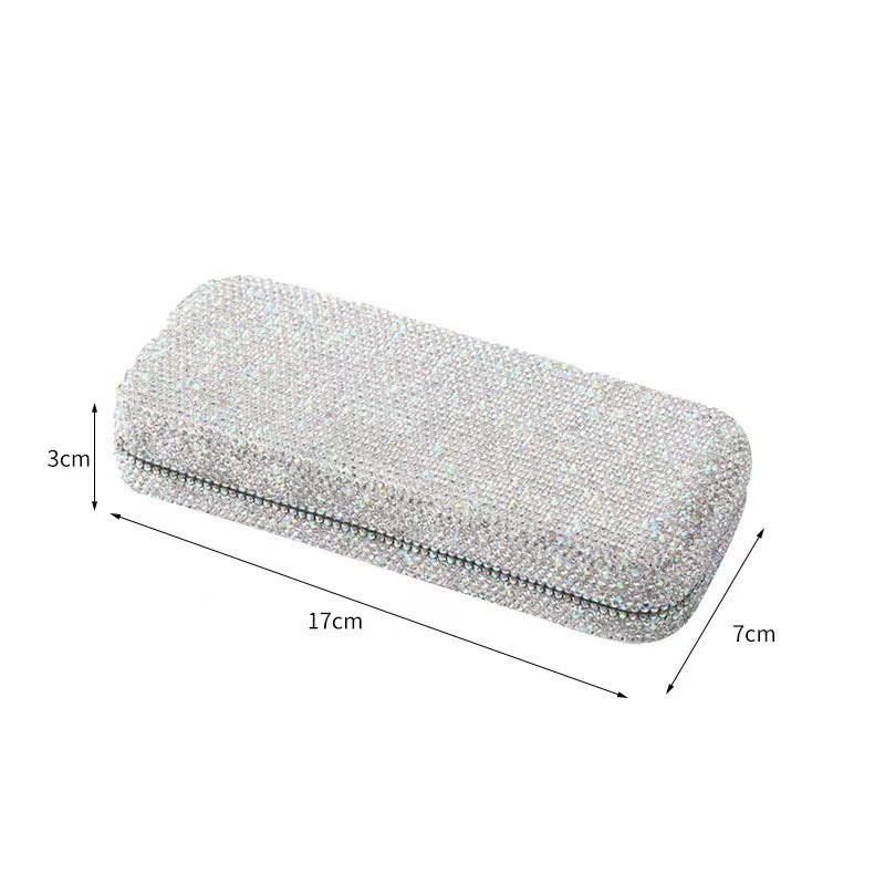 Fashion Personality Diamond-encrusted Glasses Case