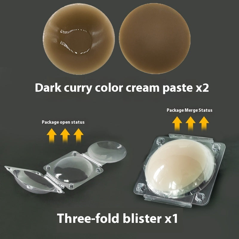 Anti Glare And Traceless Solid Silicone Nipple Patch