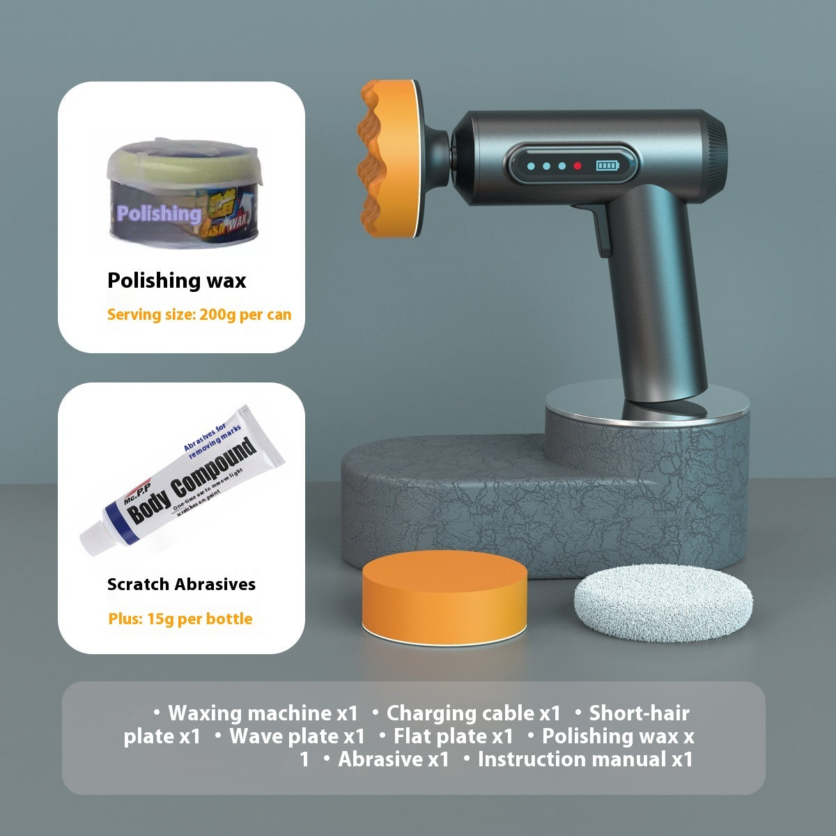 Wireless Car Polishing Machine Polishing And Sealing Glaze Household Car Small Waxing Device