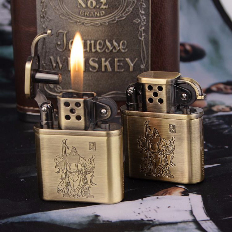 Metal Inflatable Grinding Wheel Flame Lighter