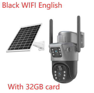 Solar Surveillance Camera Mobile Phone Remote HD Night Vision