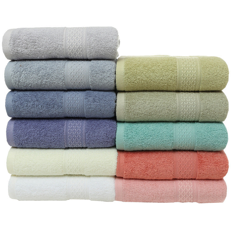 12-color Square Scarf Pure Cotton Plain Small Towel Square