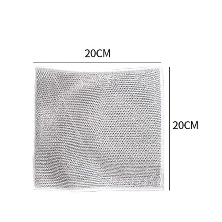 Silver Silk Rag Double-sided Kitchen Magic Dishcloth