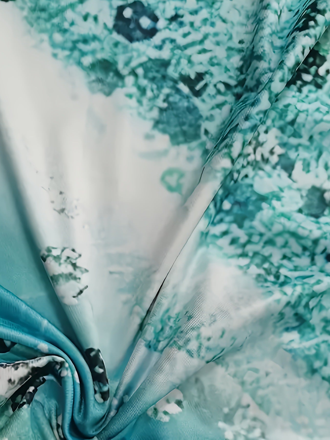 Printed Sleeveless Round Neck Abstract Dress Women