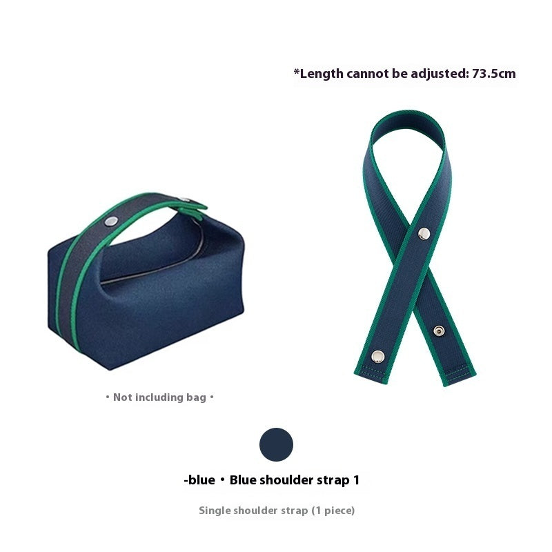 Wash Bag, Armpit Canvas Shoulder Strap, Inner Liner Accessories