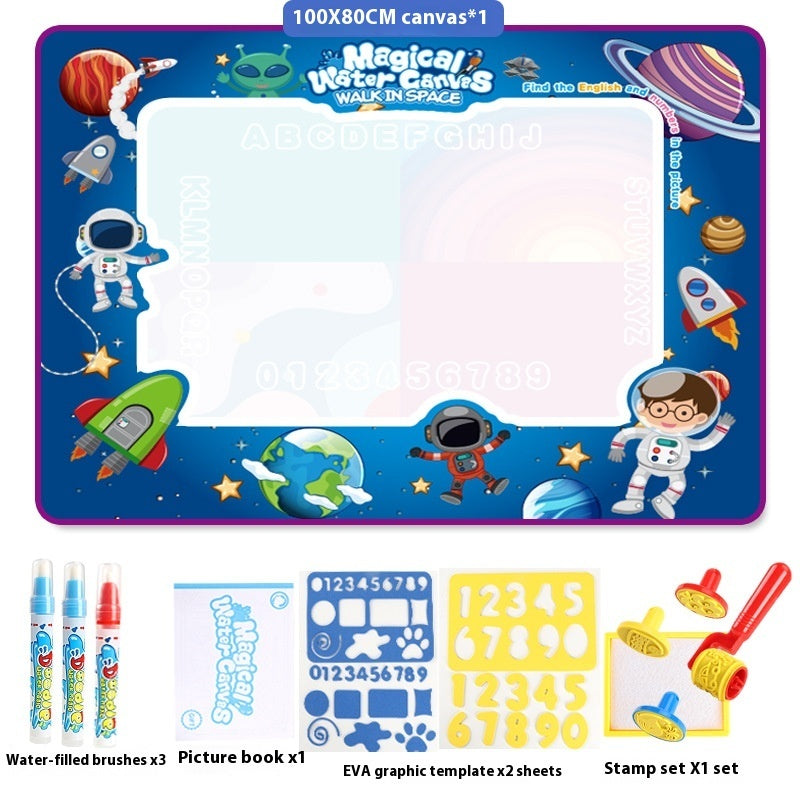 Cloth Toy Clear Water Painting Drawing Board Magic Color Graffiti Blanket Water Picture Book