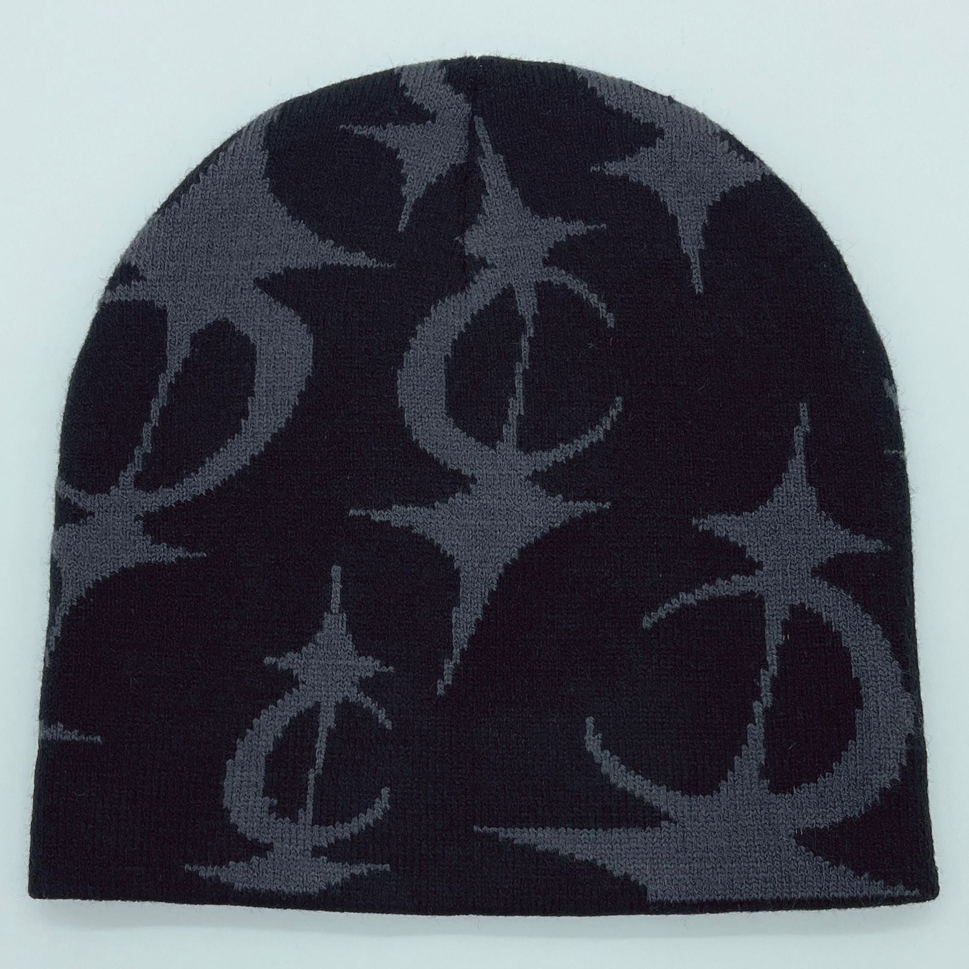 Five Pointed Star Men's And Women's Jacquard Knitted Hats