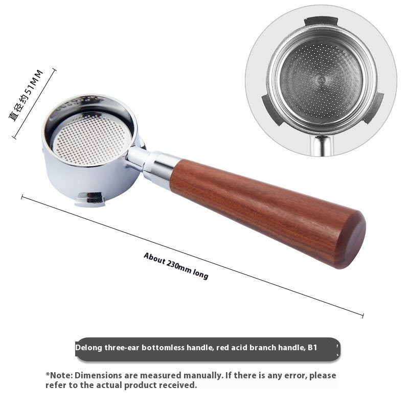 51mm Coffee Machine Handle Modified Solid Wood Handle