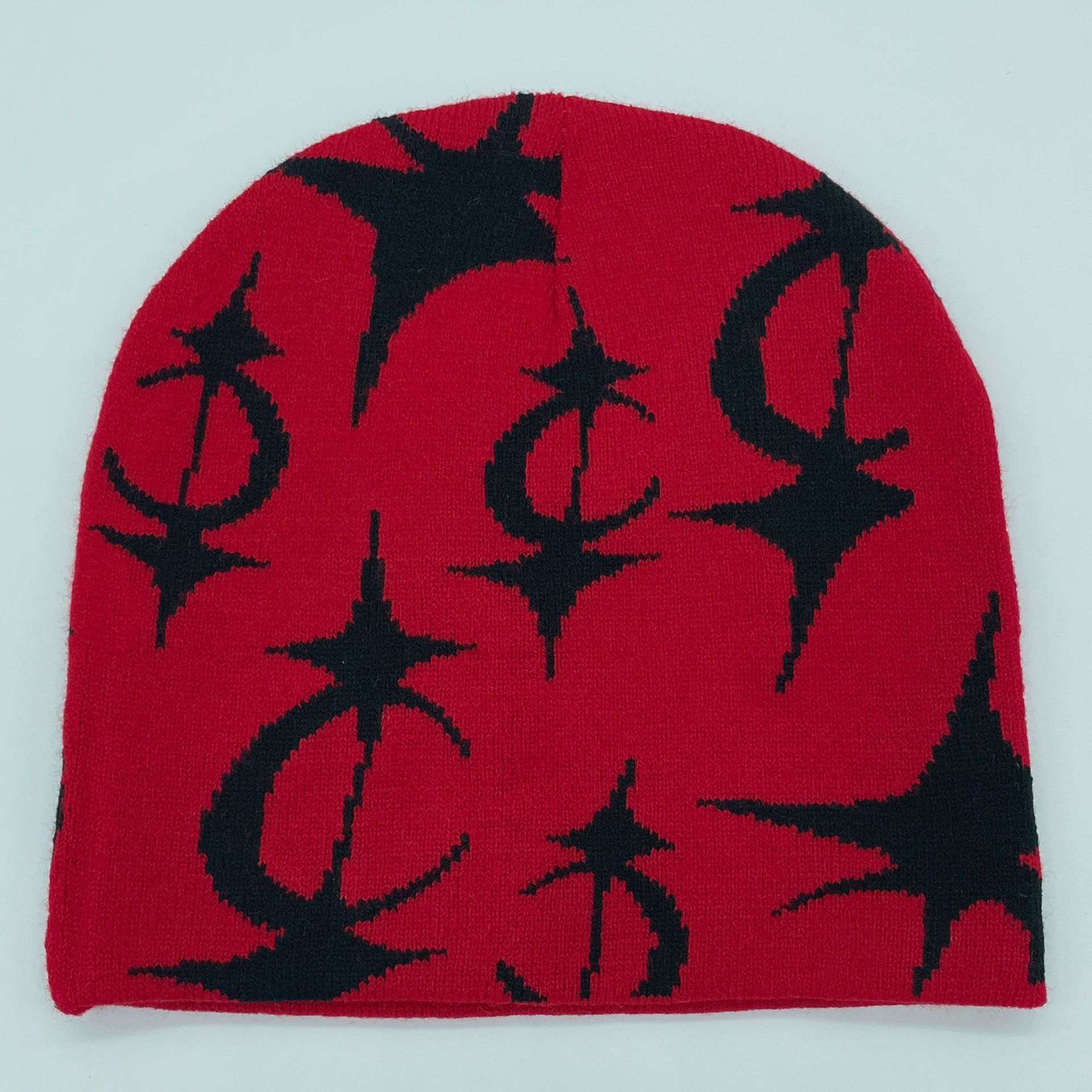 Five Pointed Star Men's And Women's Jacquard Knitted Hats