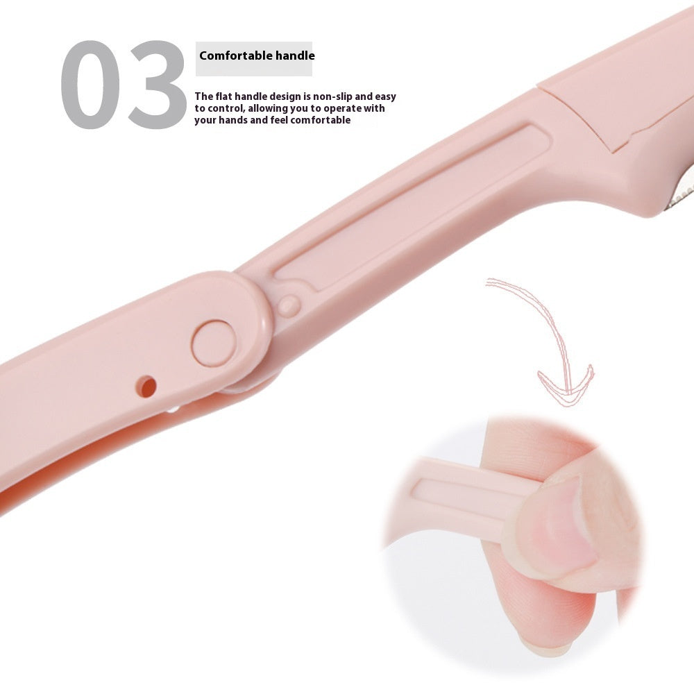 Foldable Eye-brow Knife Sharp Beauty Tools With Net