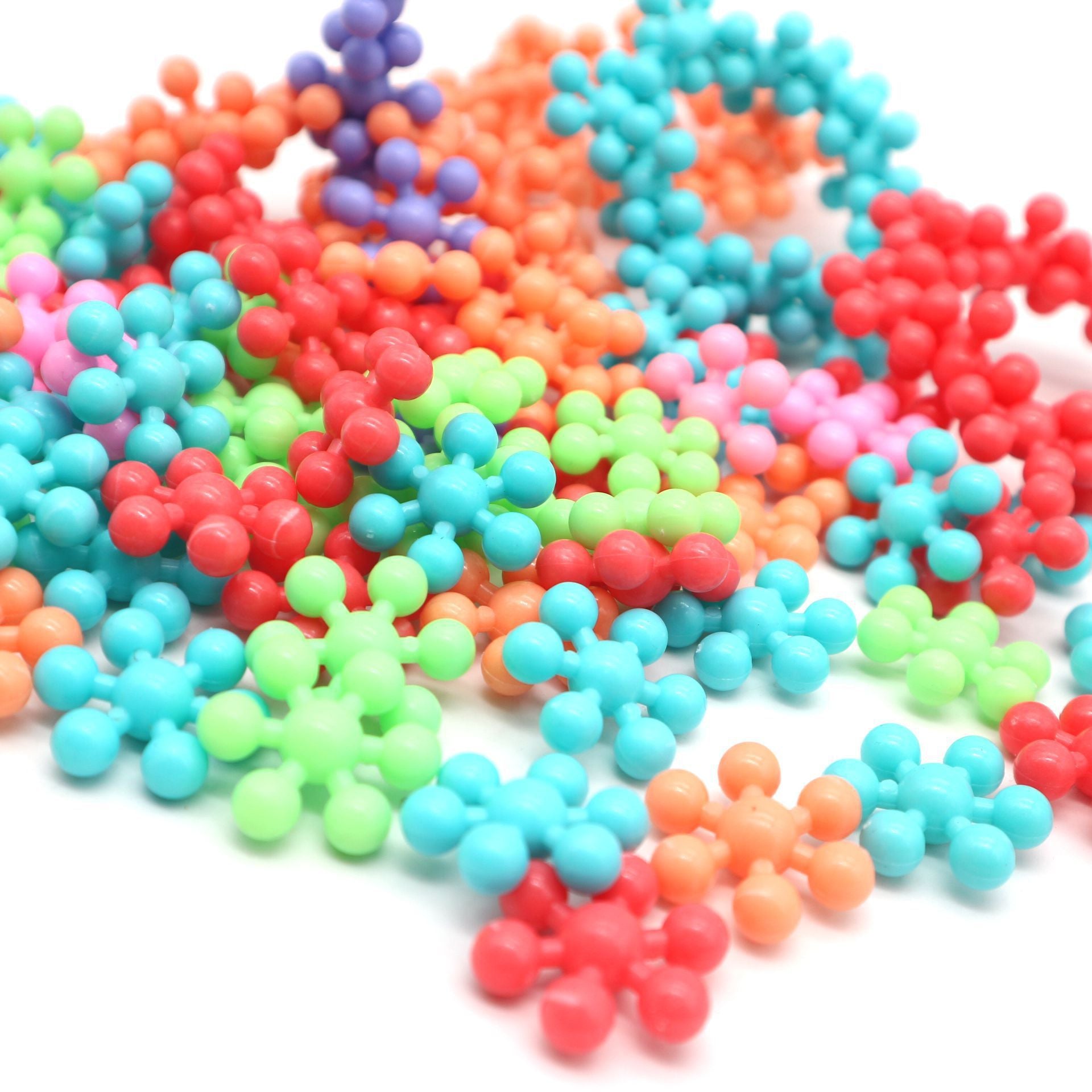 Creative DIY Building Blocks 3D Plum Blossom Children's Toys