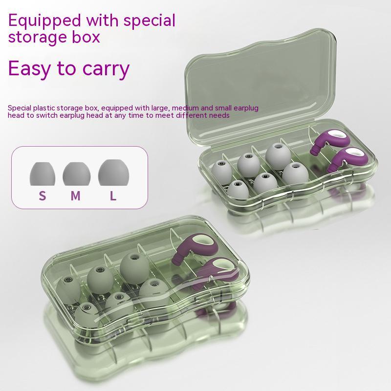 Silicone Noise-reduction Ear Plugs Swimming Waterproof And Silent Sleeping