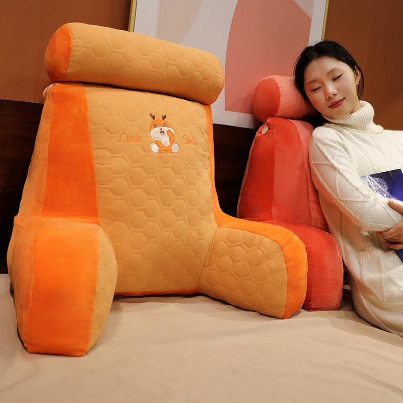 Winter Latex Heightened Pillow Bedside Soft Upholstery Cushion