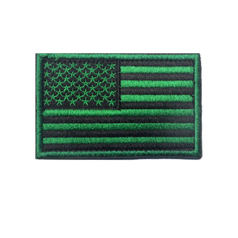 Velcro Label Stars And Stripes Embroidered Cloth Tips Qi Zhang