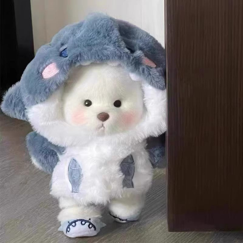 20CM Cotton Doll Costume Bear Clothes