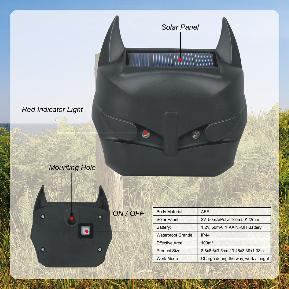 Courtyard Outdoor Animal Plastic Driving Device