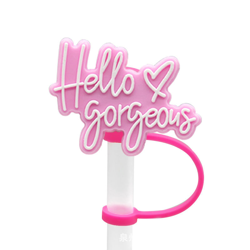 New Valentine's Day Series Straw Mouthpiece