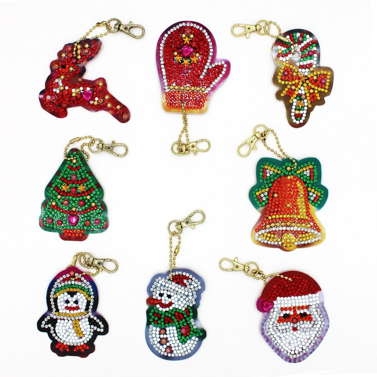 Diamond Painting Keychain Creative Children Cartoon Decorative Pendant