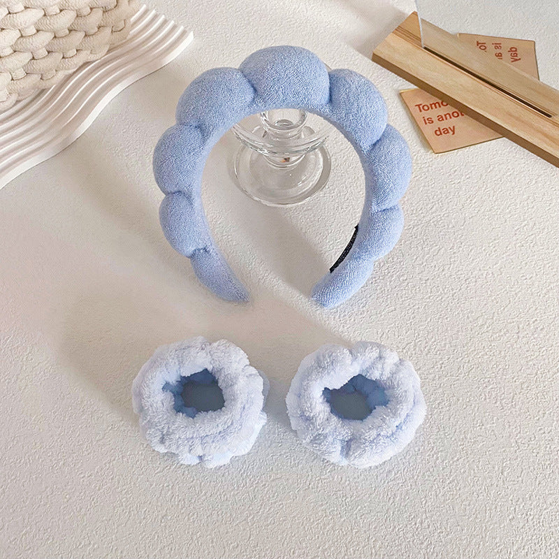 Twist Sponge Headband Wrist Strap Suit Women