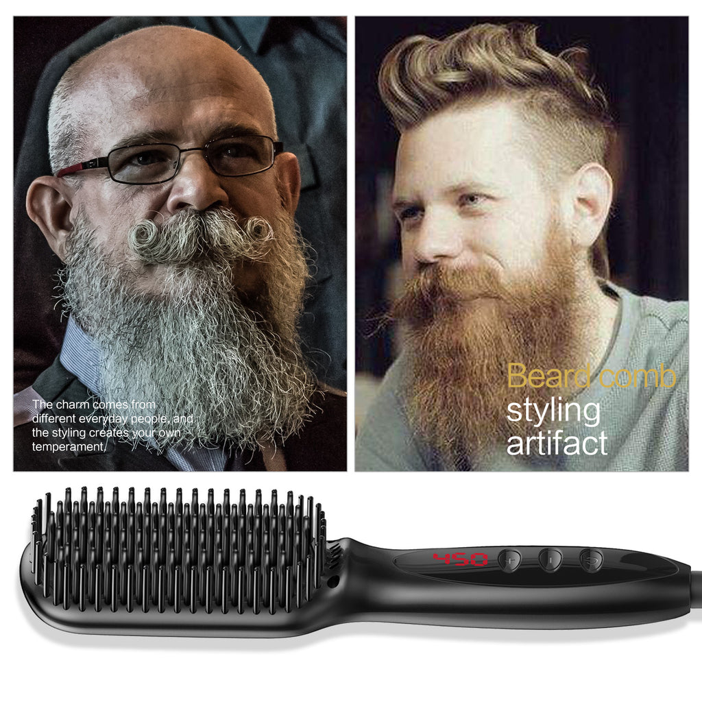 Beard straightener