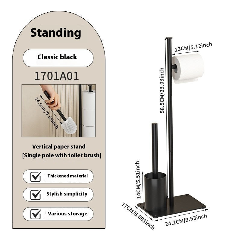 Floor Type Bathroom Toilet Brush Rack