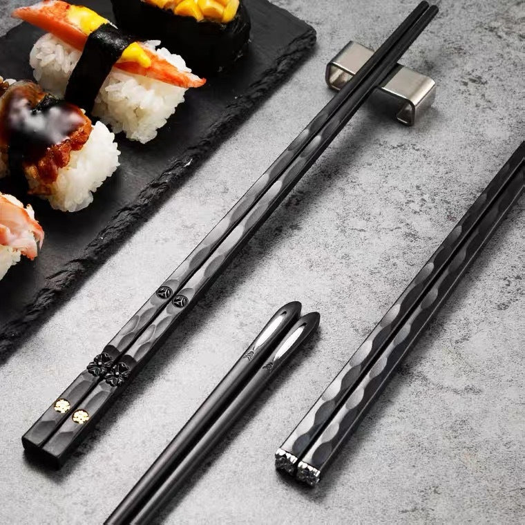 Light Luxury Alloy Chopsticks For Household Use One Person Per