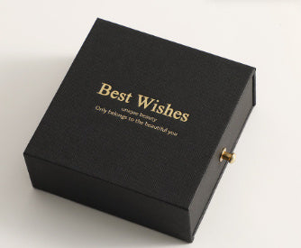 Lotus Pattern Drawer Jewelry Box Necklace Jewelry