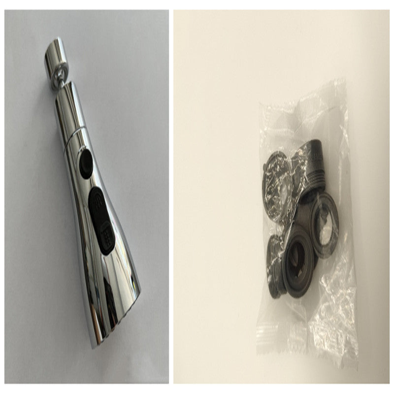 Kitchen Faucet Anti-splash Head Universal Rotating Supercharged Three-gear