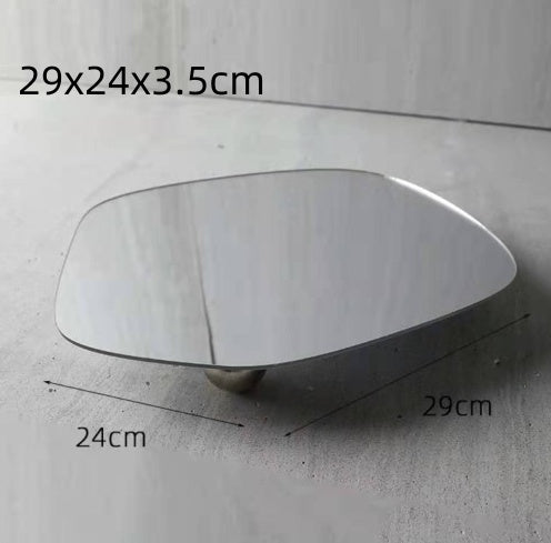 Irregular Mirror Acrylic Jewelry Tray Ornaments