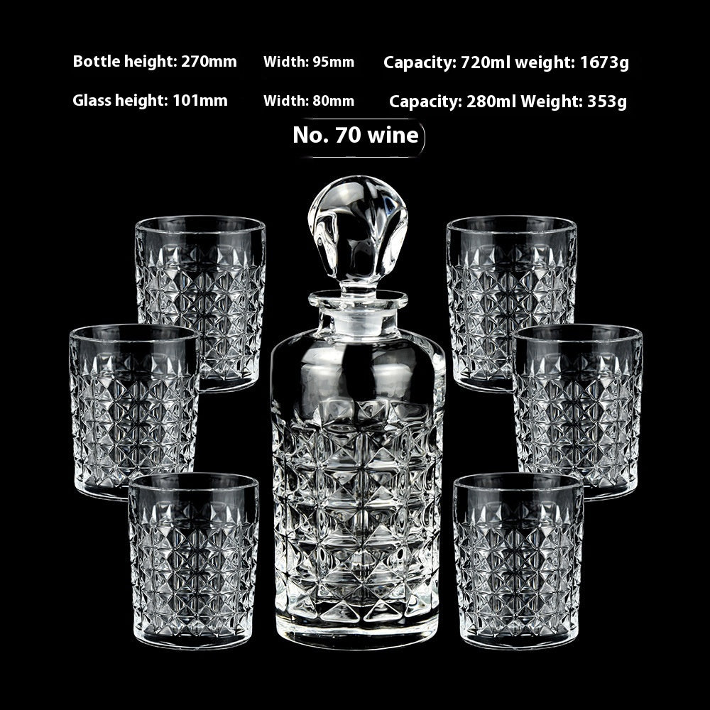 Creative Whiskey Liquor Glass Suit