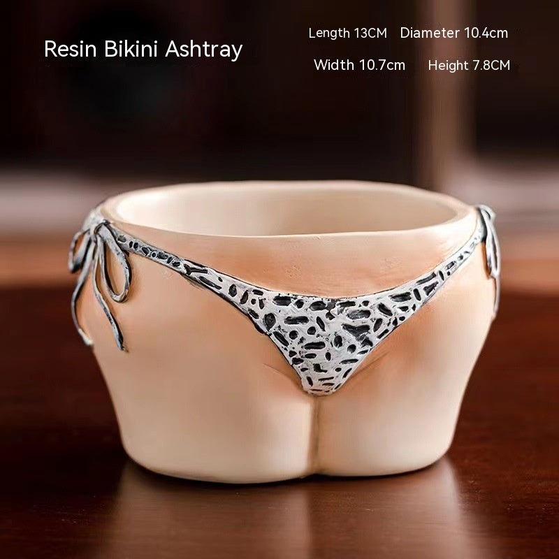 Bikini-shaped Ashtray Creative Resin Decorations