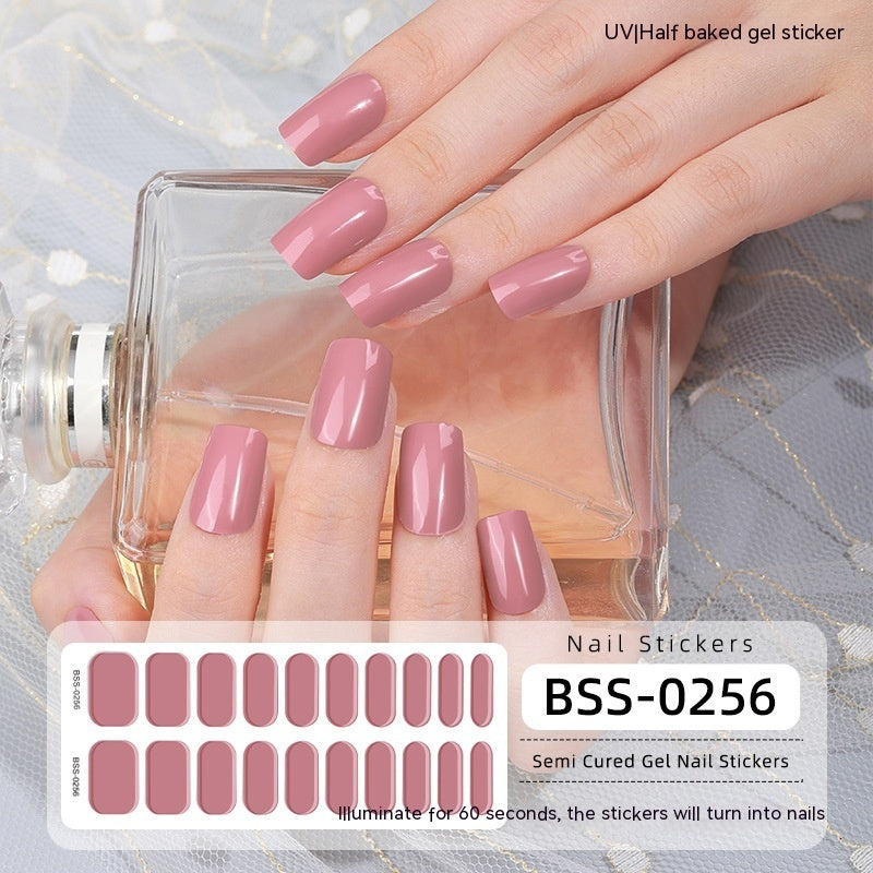 Gel Nail Art Sticker Semi-curing Gel
