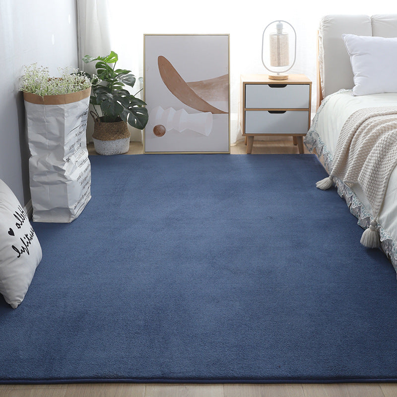 Short Wool Carpet Bedroom Bedside Blanket Floor Mat Mattress Children Crawling Floor Mat