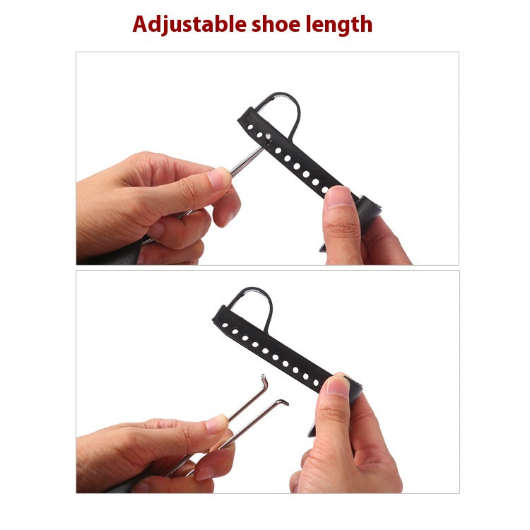 Black Adjustable Anti-wrinkle Plastic Shoe Stretcher