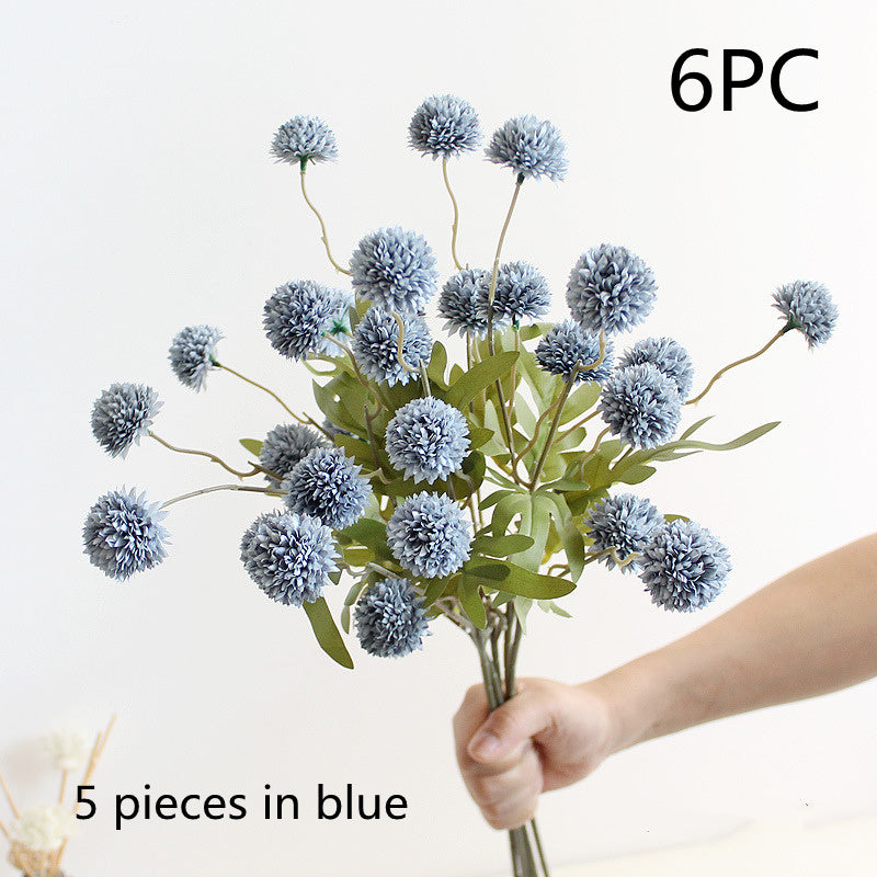 Simulated Flower Living Room Potted Flower Arrangement Ball Decoration