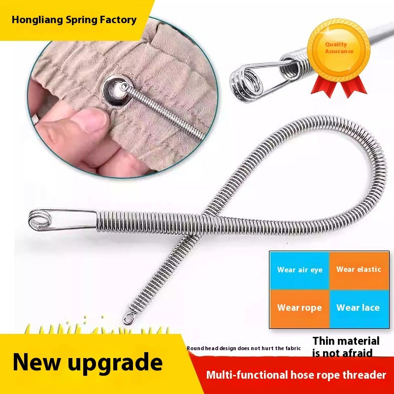Bendable Spring Rope Threading Tool