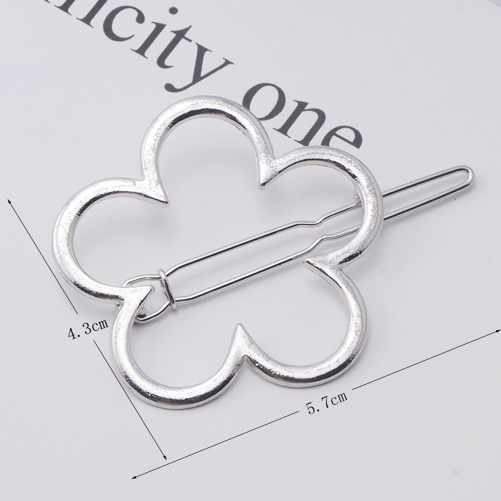 Cupid Heart-shaped Five-pointed Alloy Hair Accessories