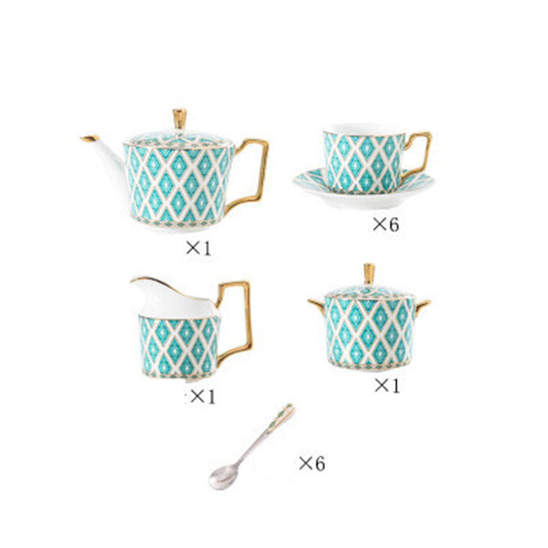 British Afternoon Tea Set Bone China Household