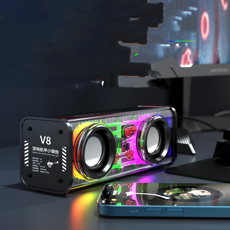 Bluetooth Speaker Transparent Mecha High Power