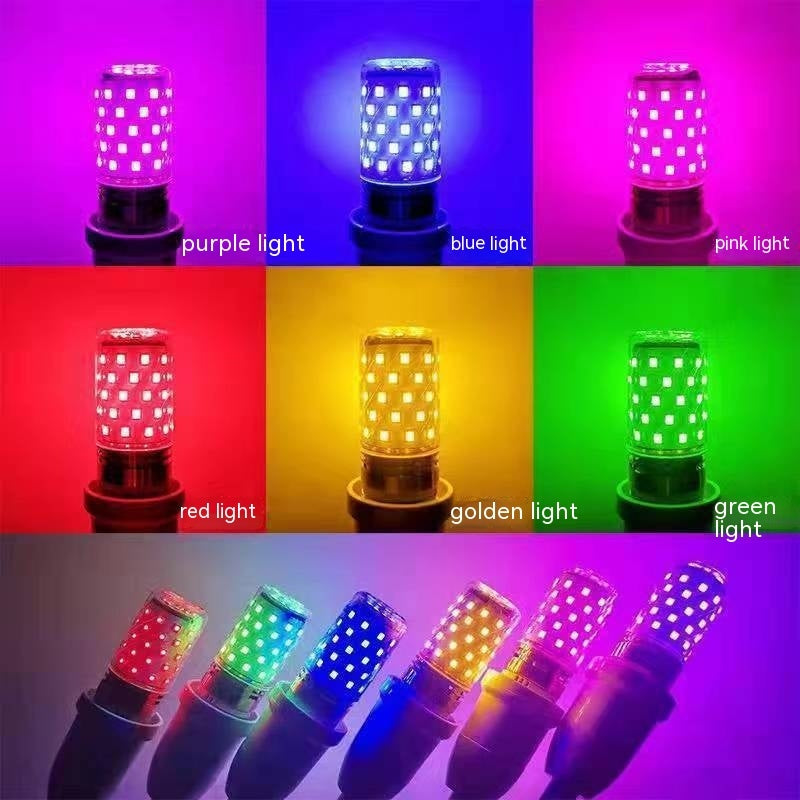 LED Colorful Remote Control Candle Bulb