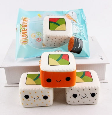 Visqueux Chat Hamburger Alimentaire Squishys   Anti Stress Jouets Boue   Presser Lente Hausse Jouet Amusant Soulager Le Stress Cadeau Soins