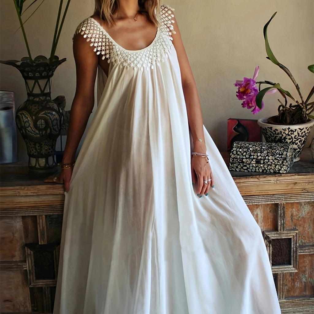 Tassel Design Vest Loose And Comfortable Slimming Dress