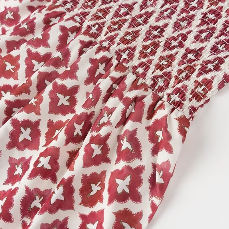 Halter Lace-up Small Top Waist-slimming Long Dress