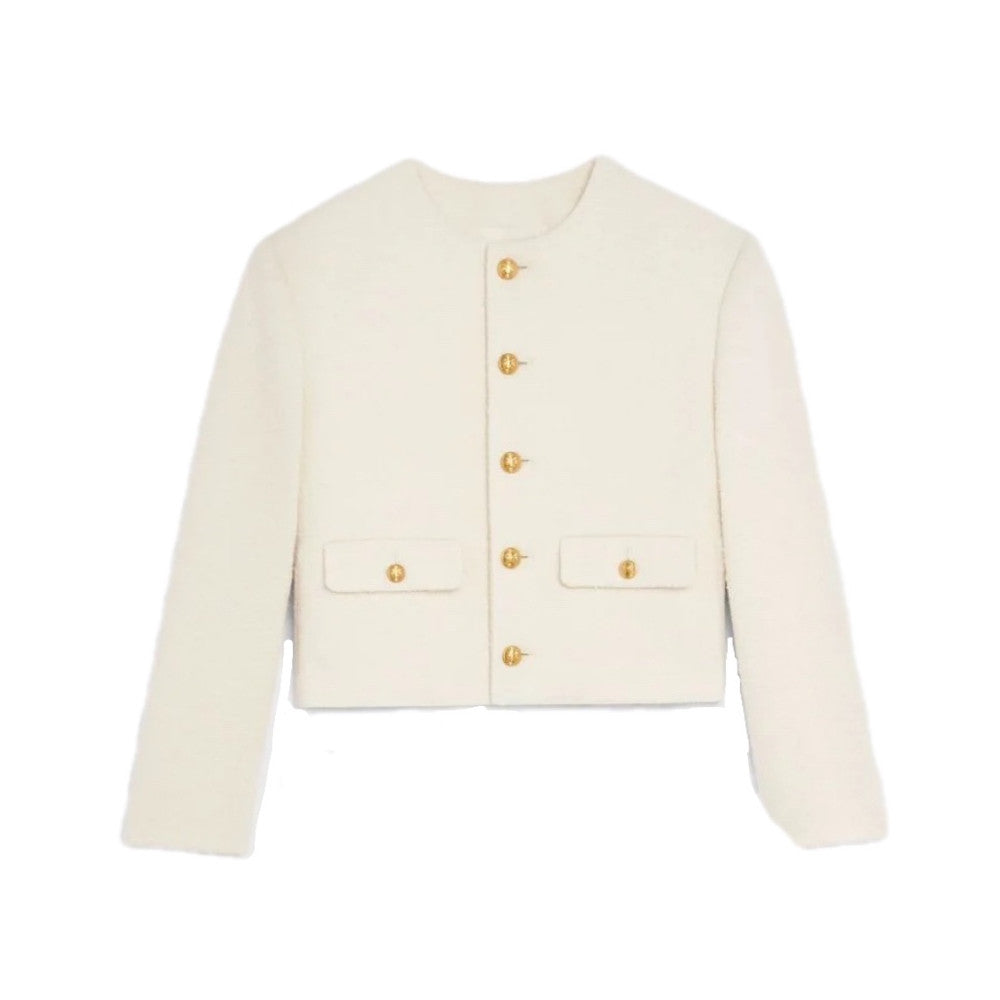 Round Neck Long-sleeved Woolen Top