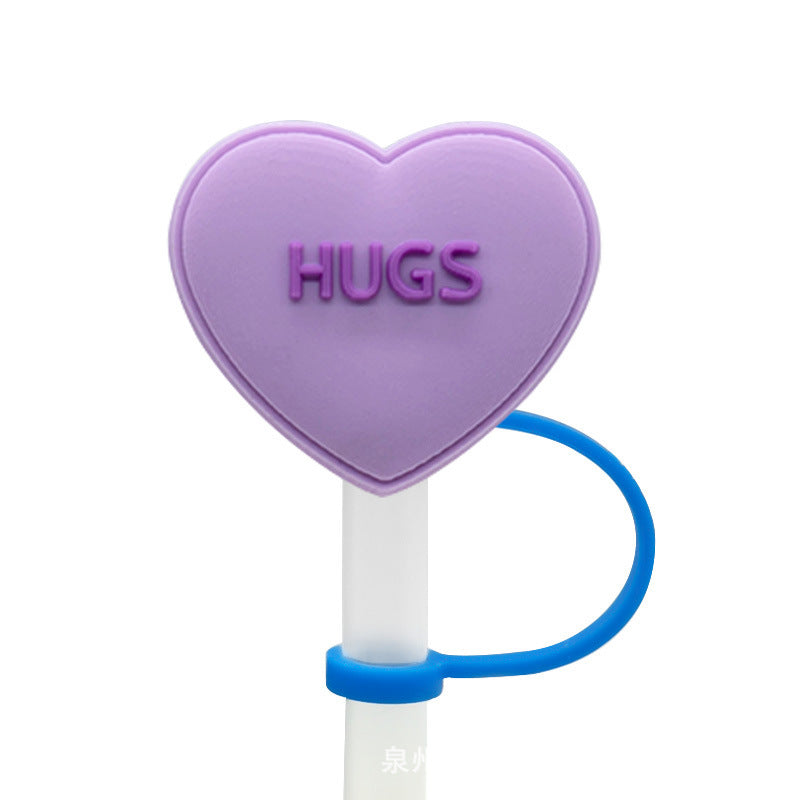 New Valentine's Day Series Straw Mouthpiece